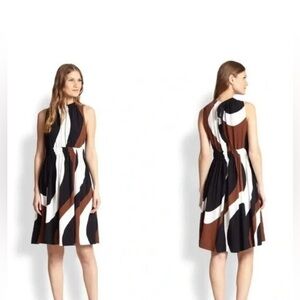 Kate Spade crepe dress ( White, Black & Brown)